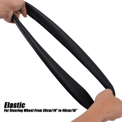 Leather Texture Car Auto Silicone Steering Wheel Glove Cover Soft Multi Color