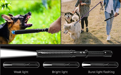 Self Defense Stick Outdoor Camping Light Tactical Torch LED Flashlight