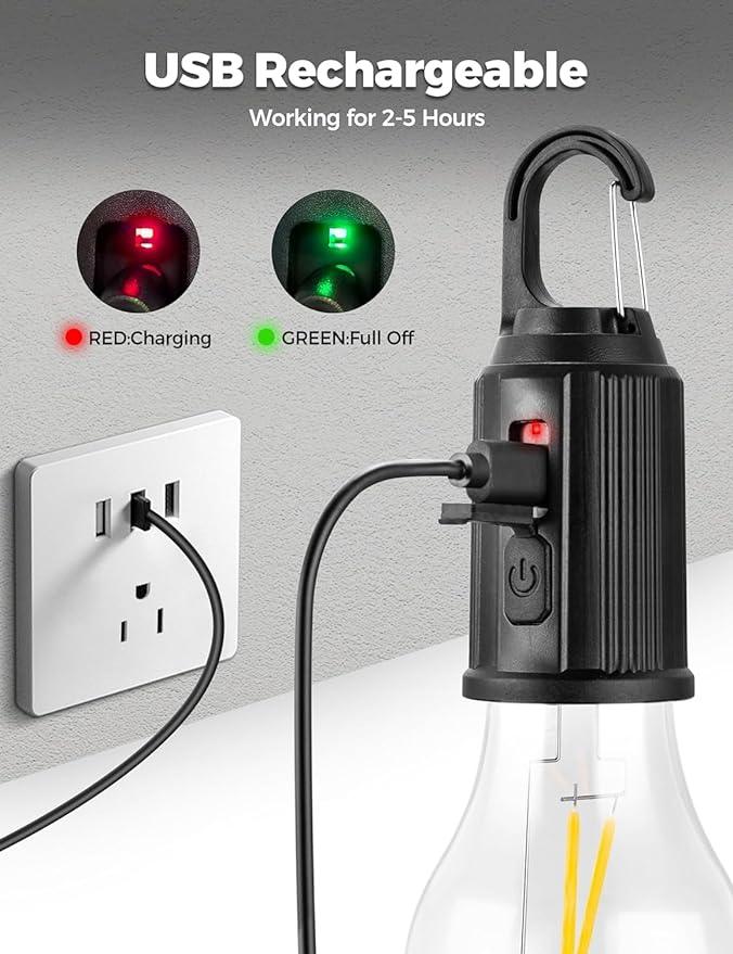 Rechargeable LED Camping Bulb