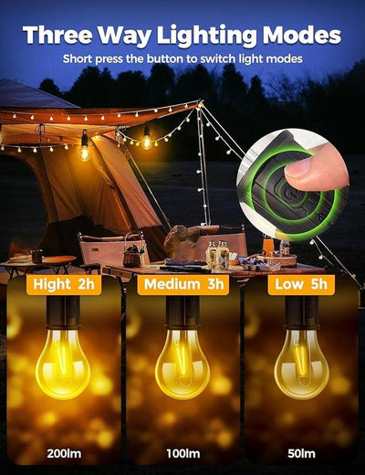 Rechargeable LED Camping Bulb