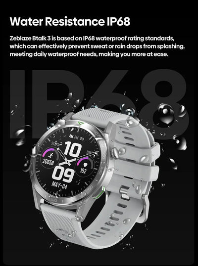 New Zeblaze Btalk 3 Smart Watch Ultra HD IPS Display