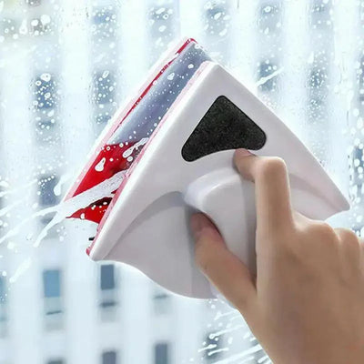 Double-Sided Window Glass Cleaning Tool Useful Magnetic Surface Cleaner Wiper Brush