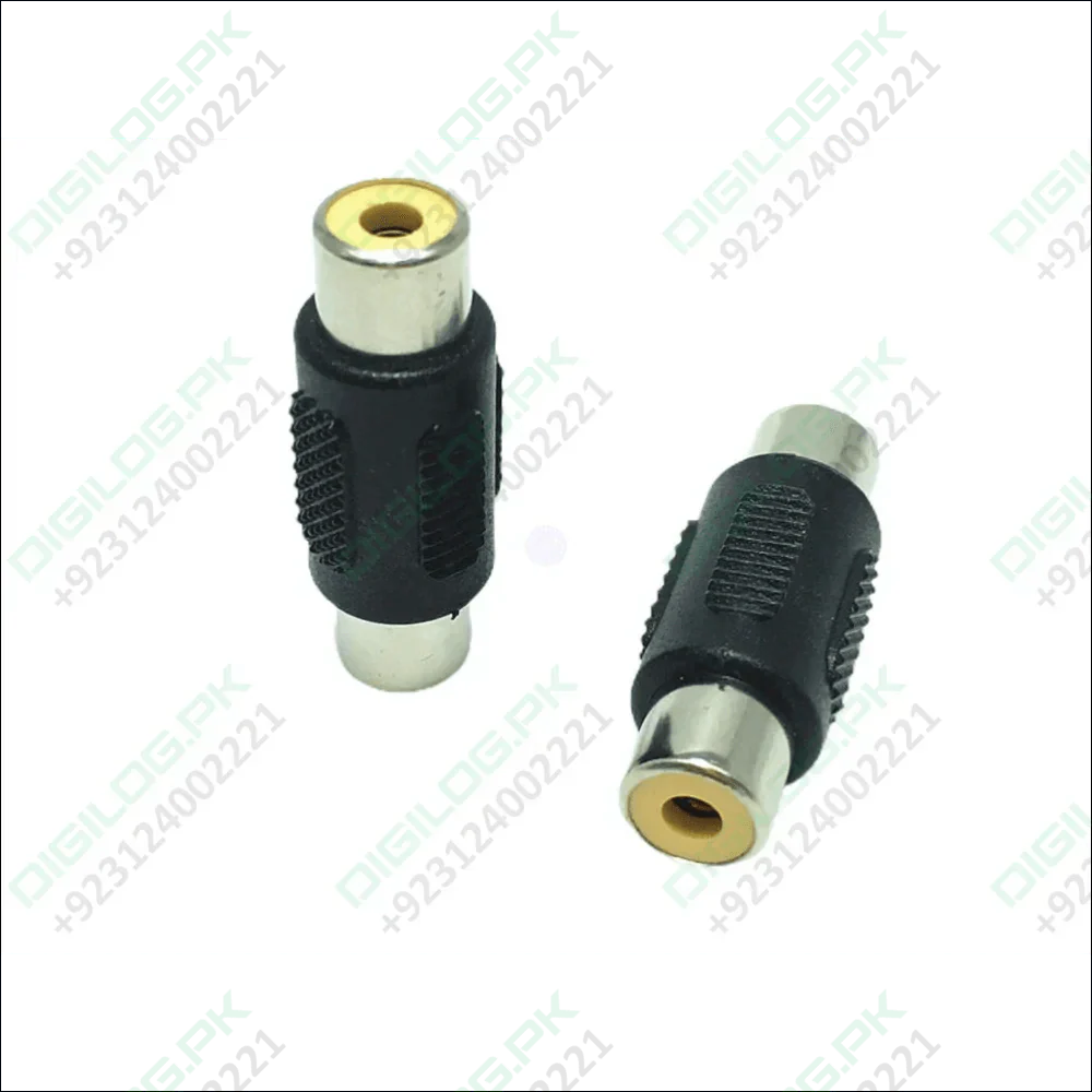 RCA Joiner Coupler Single Female to Female AV Audio Video Cable Cord Socket