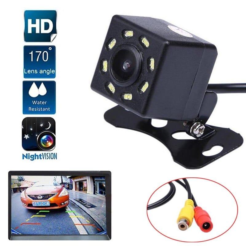 Universal Car Rear View Camera HD Night Vision Camera 4 LED 170° Wide Angle