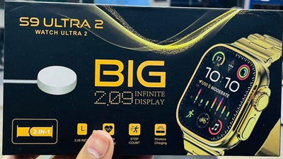 S9 Ultra 2 Smart Watch Wireless Charging Bluetooth Calling Double Strap