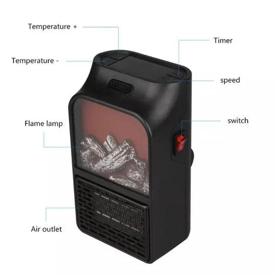 Mini Electric Heater, Remote Control