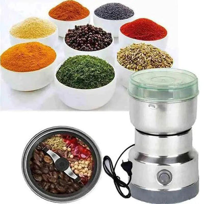 Mini Electric Grinder - Grinder Machine For Kitchen - Spice, Pepper, Coffee & Dry Masala