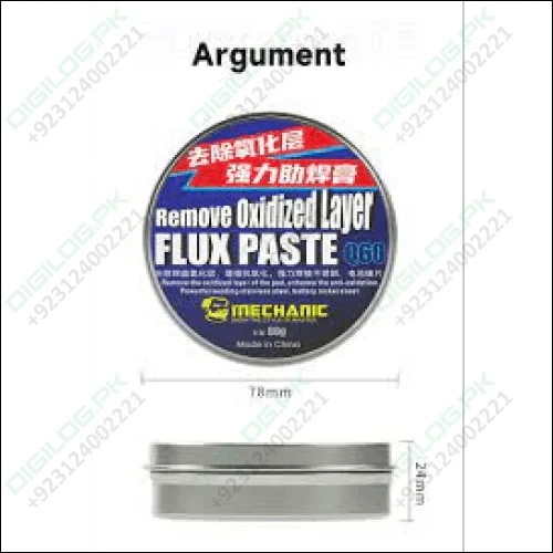 MECHANIC Q60 Powerful Antioxidant Flux Paste Enhance the Anti-oxidation Remove Oxidized Layer Flux Paste Soldering Repair Paste 60g