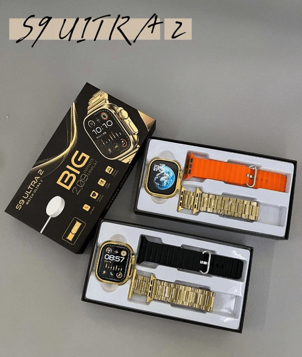 S9 Ultra 2 Smart Watch Wireless Charging Bluetooth Calling Double Strap