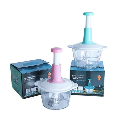 Multi Function Hand Pushing Chopper Manual Press